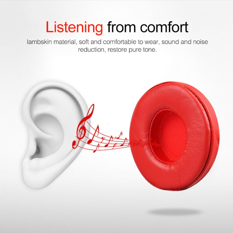 เคสป้องกันหูฟังหนัง 1 คู่สำหรับ Beats Solo2.0 / Solo3.0 เวอร์ชันไร้สาย