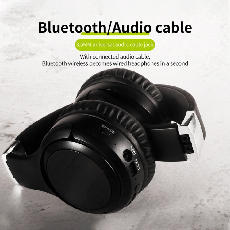 ZEALOT B28 ชุดหูฟังเพลงสเตอริโอ Bluetooth แบบพับได้พร้อมจอแสดงผล