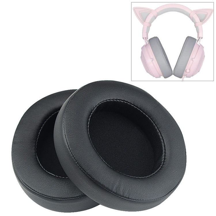 2 PCS สำหรับ Razer Kraken 7.1 V2 Pro หูฟังเบาะฟองน้ำสีดำฝาครอบสุทธิ Earmuffs เปลี่ยนแผ่นรองหูฟัง, For Razer Kraken 7.1 V2 Pro(Black Net)