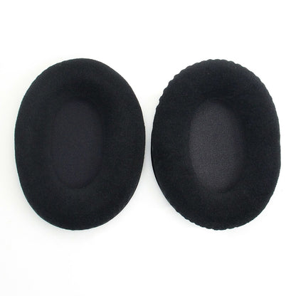 2 PCS สำหรับ Kingston KHX-HSCP / HyperX Cloud II หูฟัง Cushion Flannel สีดำสุทธิฟองน้ำ Earmuffs เปลี่ยนแผ่นรองหูฟัง, For Kingston KHX-HSCP HyperX Cloud II(Flannel Black)