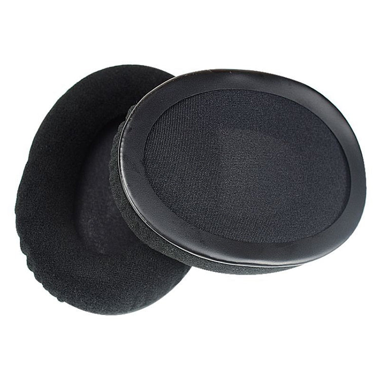 2 PCS สำหรับ Kingston KHX-HSCP / HyperX Cloud II หูฟัง Cushion Flannel สีดำสุทธิฟองน้ำ Earmuffs เปลี่ยนแผ่นรองหูฟัง, For Kingston KHX-HSCP HyperX Cloud II(Flannel Black)