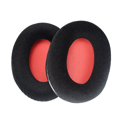 2 PCS สำหรับ Kingston KHX-HSCP / HyperX Cloud II หูฟัง Cushion Flannel สีแดงสุทธิฟองน้ำ Earmuffs เปลี่ยนแผ่นรองหูฟัง, For Kingston KHX-HSCP HyperX Cloud II(Flannel Red)