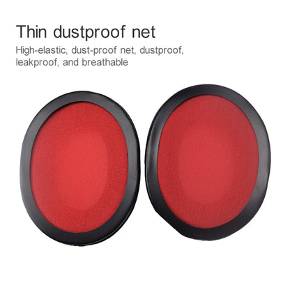2 PCS สำหรับ Kingston KHX-HSCP / HyperX Cloud II หูฟัง Cushion Flannel สีแดงสุทธิฟองน้ำ Earmuffs เปลี่ยนแผ่นรองหูฟัง, For Kingston KHX-HSCP HyperX Cloud II(Flannel Red)