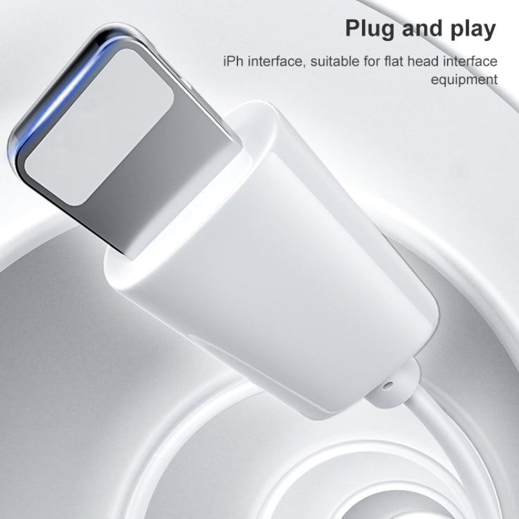 WK Y19 MAX iDeal Series 8 Pin หูฟังชนิดใส่ในหูไฮไฟสเตอริโอแบบมีสาย, ความยาว: 1.2 ม., Y19 MAX