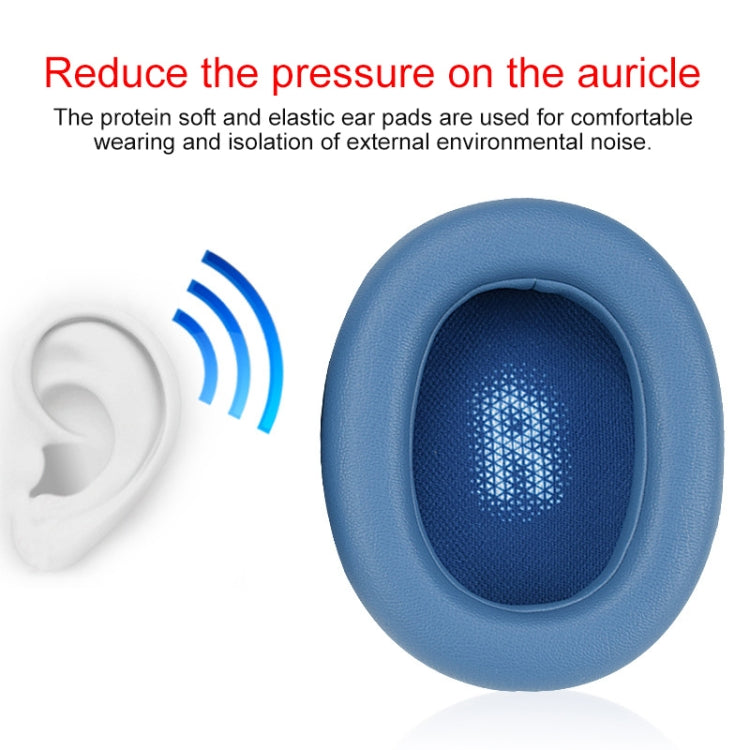 สำหรับ JBL Everest Elite 750NC หูฟังหนังเทียม + โฟมนุ่มหูฟังป้องกัน Earmuffs,หนึ่งคู่, For Everest Elite 750NC Bronze, For Everest Elite 750NC Blue
