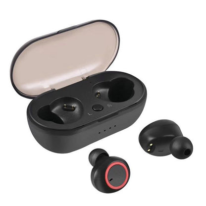 BTH-K08 TWS V5.0 ชุดหูฟังสเตอริโอไร้สาย Bluetooth พร้อมเคสชาร์จ
