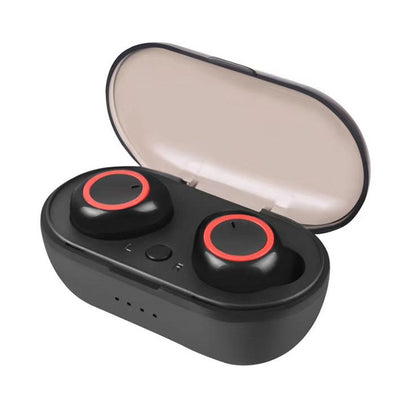 BTH-K08 TWS V5.0 ชุดหูฟังสเตอริโอไร้สาย Bluetooth พร้อมเคสชาร์จ