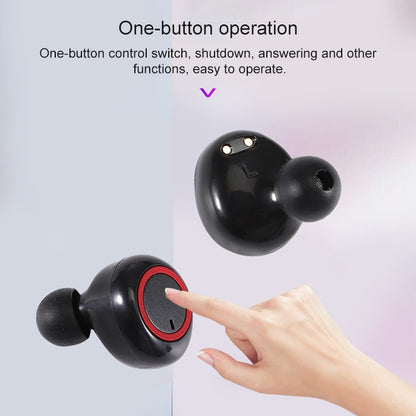 BTH-K08 TWS V5.0 ชุดหูฟังสเตอริโอไร้สาย Bluetooth พร้อมเคสชาร์จ