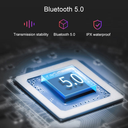 BTH-K08 TWS V5.0 ชุดหูฟังสเตอริโอไร้สาย Bluetooth พร้อมเคสชาร์จ