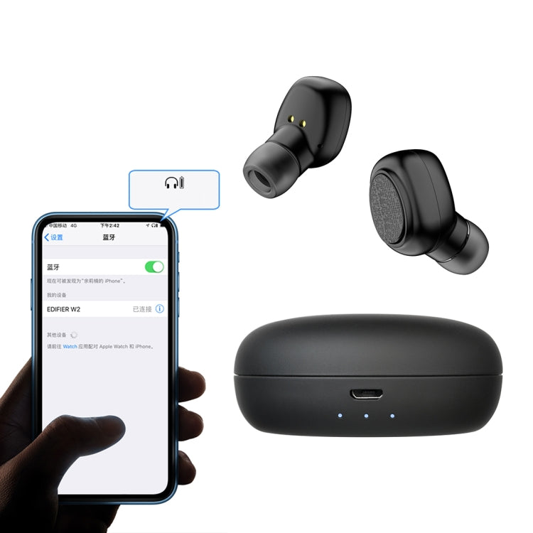 YH-03 TWS V5.0 ชุดหูฟังบลูทูธสเตอริโอไร้สายพร้อมเคสชาร์จ รองรับระบบสั่งงานด้วยเสียง