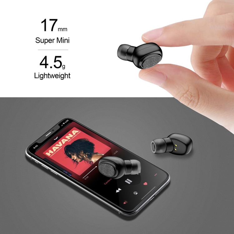 YH-03 TWS V5.0 ชุดหูฟังบลูทูธสเตอริโอไร้สายพร้อมเคสชาร์จ รองรับระบบสั่งงานด้วยเสียง
