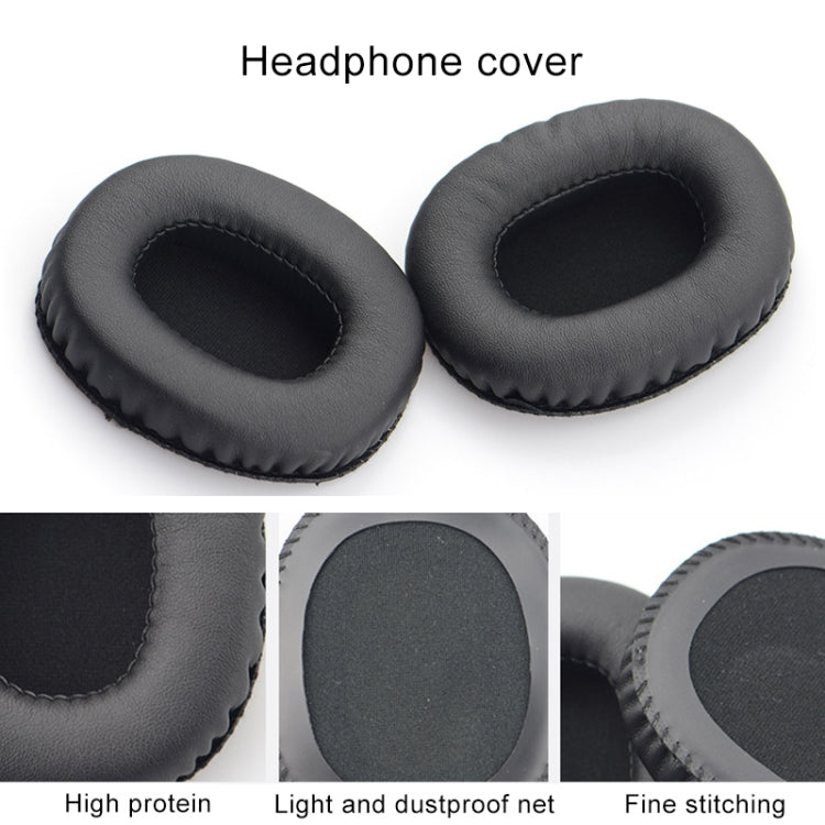 หนังเทียม 1 คู่ + หน่วยความจำโฟมนุ่มหูฟังแจ็คเก็ต Earmuffs สำหรับ Marshall Monitor, for Marshall monitor