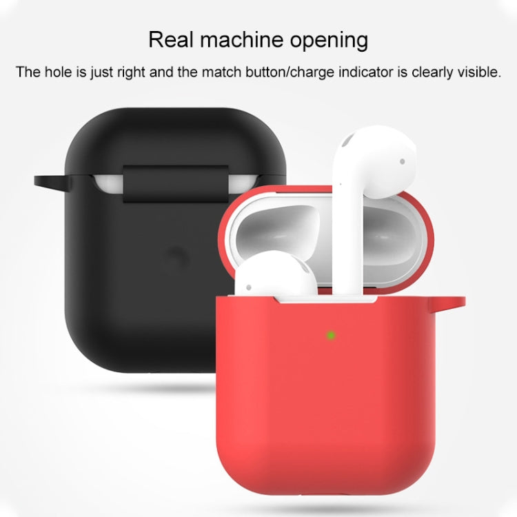 หูฟังไร้สายเคสซิลิโคนกันกระแทกสำหรับ Apple AirPods 1/2