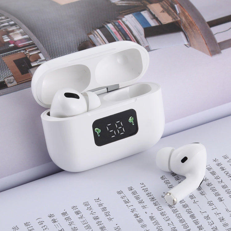 i58 TWS Bluetooth 5.0 Touch หูฟังบลูทูธไร้สายสำหรับอุปกรณ์ระบบ IOS พร้อมกล่องชาร์จแม่เหล็กดึงดูดและจอแสดงผลดิจิตอลอัจฉริยะรองรับ Siri