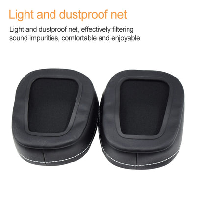 2 ชิ้นสำหรับ DENON AH-D600 / AH-D7100 ฟองน้ำนุ่มหูฟังฝาครอบป้องกันปิดหูกันหนาว, For DENON AH-D600(Black White), For DENON AH-D600(Black Brown)