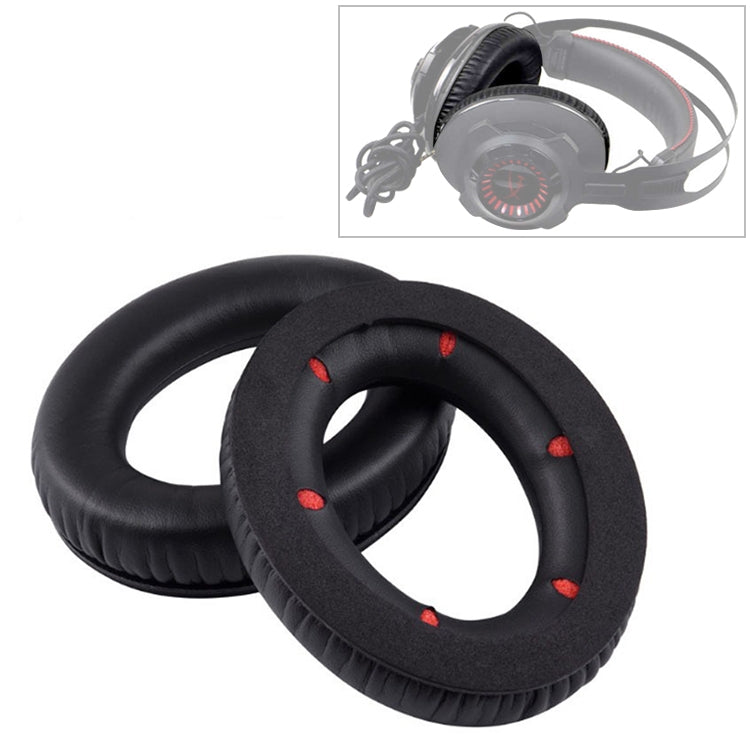 2 ชิ้นสำหรับ Kingston Hyper X Cloud Revolver S ฟองน้ำนุ่มหูฟังป้องกัน Earmuffs
