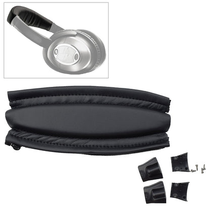 10 ชิ้นสำหรับ Bose QC2/QC15 หูฟัง Head Beam หมวกหนังพร้อมชิ้นส่วนพลาสติก + สกรู, with Plastic Parts + Screws