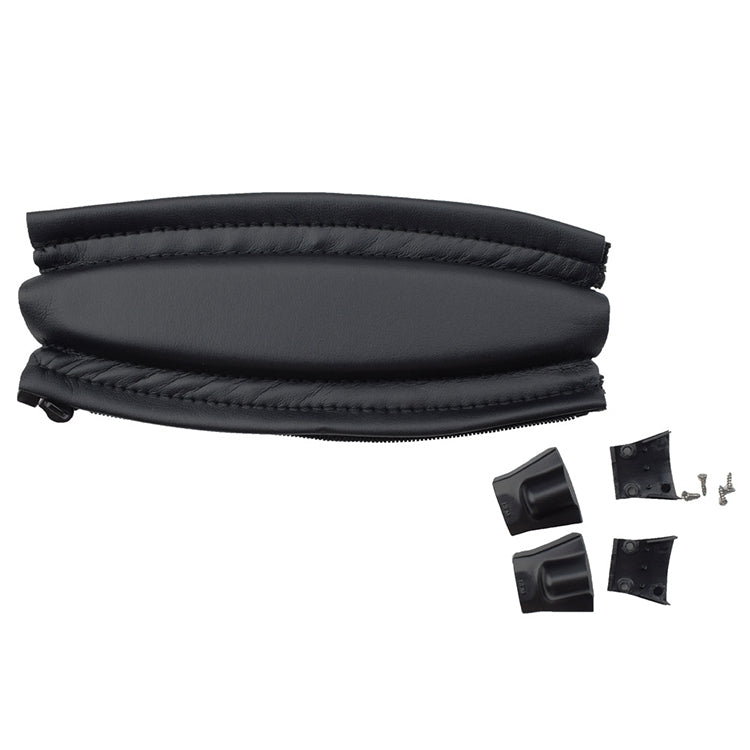 10 ชิ้นสำหรับ Bose QC2/QC15 หูฟัง Head Beam หมวกหนังพร้อมชิ้นส่วนพลาสติก + สกรู, with Plastic Parts + Screws