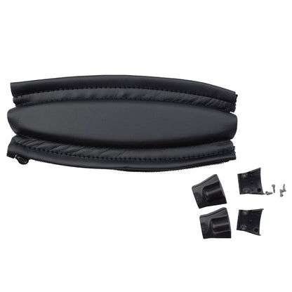 10 ชิ้นสำหรับ Bose QC2/QC15 หูฟัง Head Beam หมวกหนังพร้อมชิ้นส่วนพลาสติก + สกรู, with Plastic Parts + Screws