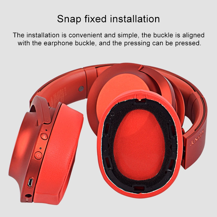 เคสป้องกันหูฟังฟองน้ำ 2 ชิ้นสำหรับ Sony MDR-100ABN / WH-H900N