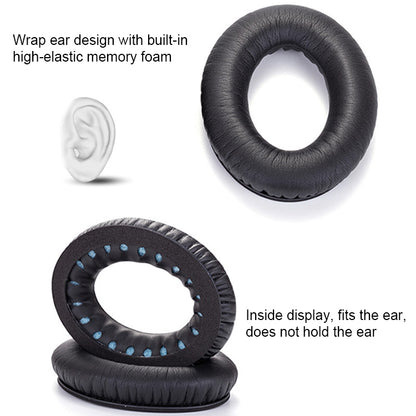 แจ็คเก็ตหูฟัง Earmuff นุ่ม 1 คู่พร้อมผ้าฝ้ายกันเสียงสำหรับ BOSE QC2 / QC15 / AE2 / QC25