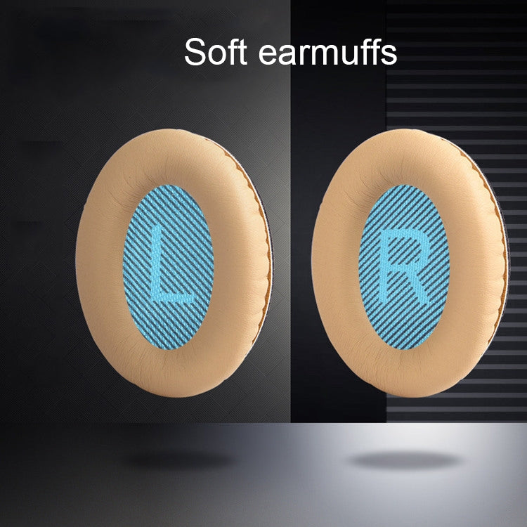 แจ็คเก็ตหูฟัง Earmuff นุ่ม 1 คู่พร้อมผ้าฝ้ายกันเสียงสำหรับ BOSE QC2 / QC15 / AE2 / QC25