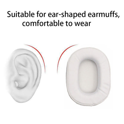 1 คู่ฟองน้ำนุ่ม Earmuff แจ็คเก็ตหูฟังสำหรับ Audio-technica ATH-MSR7 / M50X / M20 / M40 / M40X