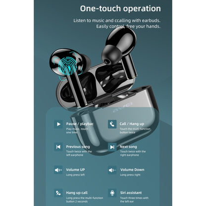 awei T29 Bluetooth V5.0 TWS True Wireless Sports ชุดหูฟังพร้อมเคสชาร์จ