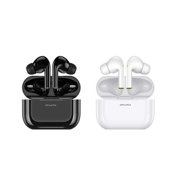 awei T29 Bluetooth V5.0 TWS True Wireless Sports ชุดหูฟังพร้อมเคสชาร์จ