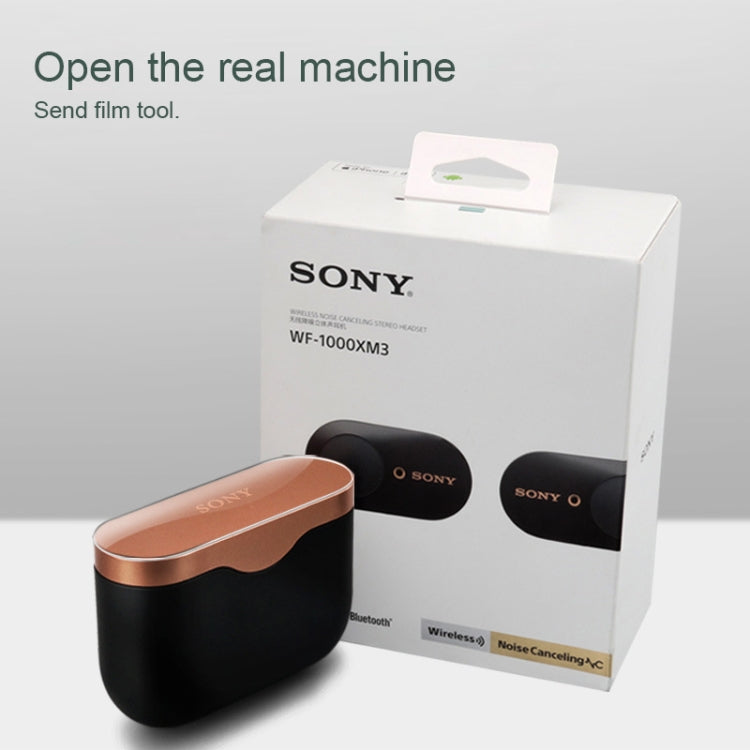 สำหรับ Sony WF-1000XM3 หูฟังบลูทูธสติกเกอร์ป้องกันโปร่งใส