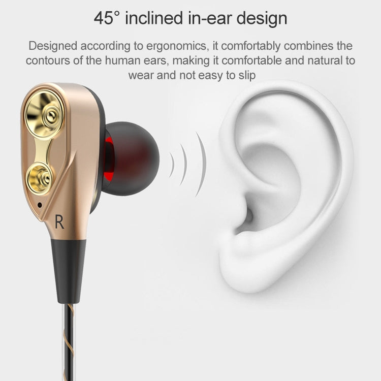 D12 1.2 ม. แบบมีสายในหู 3.5 มม. อินเตอร์เฟซสเตอริโอควบคุมด้วยสายหูฟังไฮไฟ Dual-motion Loop วิ่งเกมเพลงชุดหูฟังพร้อมบรรจุภัณฑ์, D12 With Packaging (Black), D12 With Packaging (White)