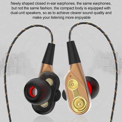 D12 1.2 ม. แบบมีสายในหู 3.5 มม. อินเตอร์เฟซสเตอริโอควบคุมด้วยสายหูฟังไฮไฟ Dual-motion Loop วิ่งเกมเพลงชุดหูฟังพร้อมบรรจุภัณฑ์, D12 With Packaging (Black), D12 With Packaging (White)