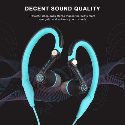 Mucro Type-C Plug In-Ear Sport Earhook หูฟังสเตอริโอแบบมีสายสำหรับวิ่งออกกำลังกาย, Type-C