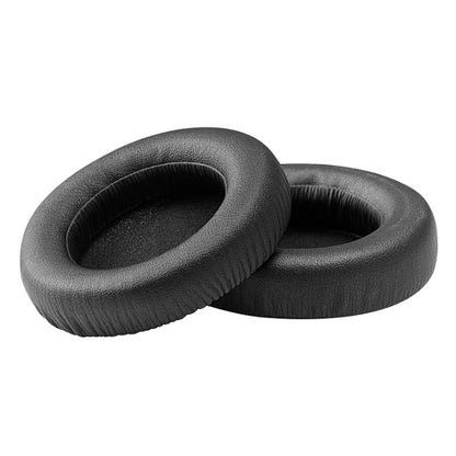 2 ชิ้นสำหรับ ATH WS550 หนังเทียม + ฟองน้ำหูฟังฝาครอบป้องกันปิดหูกันหนาว, Black, White