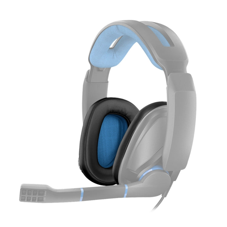 2 PCS สำหรับ Sennheiser GSP 300 / GSP301 / GSP 302 / GSP 303 / GSP 350 หูฟังเบาะรองนั่ง Earmuffs เปลี่ยนแผ่นรองหูฟังไม่มีตาข่าย