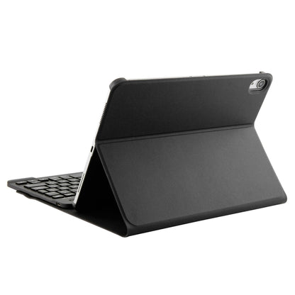 1130B บลูทูธที่ถอดออกได้ 3.0 คีย์บอร์ด ABS Brushed Texture + เคสแท็บเล็ตหนังเนื้อ Lambskin สำหรับ iPad Pro 11 นิ้ว (2018) พร้อมฟังก์ชั่นปรับสามเกียร์ / แม่เหล็ก / นอนหลับ, 1130B