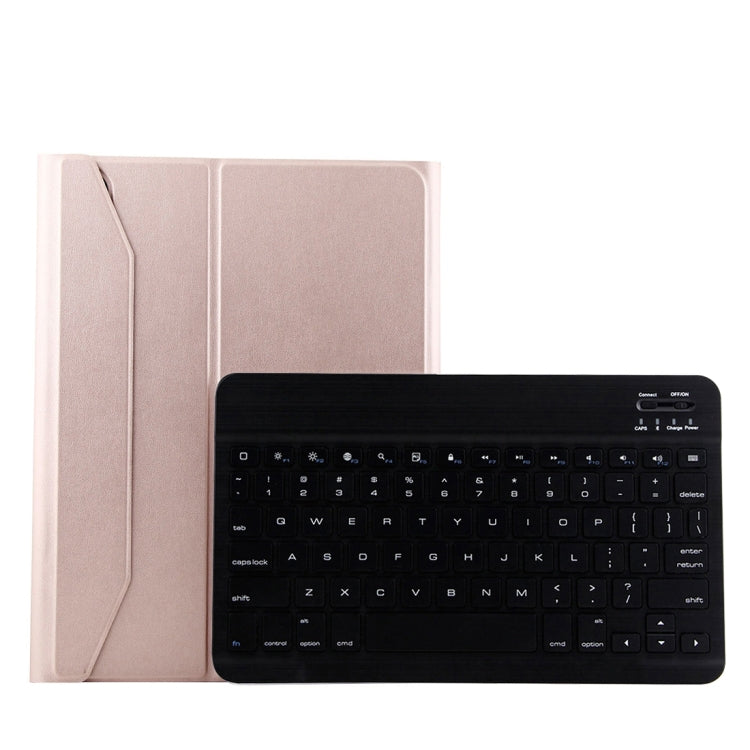 1130B บลูทูธที่ถอดออกได้ 3.0 คีย์บอร์ด ABS Brushed Texture + เคสแท็บเล็ตหนังเนื้อ Lambskin สำหรับ iPad Pro 11 นิ้ว (2018) พร้อมฟังก์ชั่นปรับสามเกียร์ / แม่เหล็ก / นอนหลับ, 1130B
