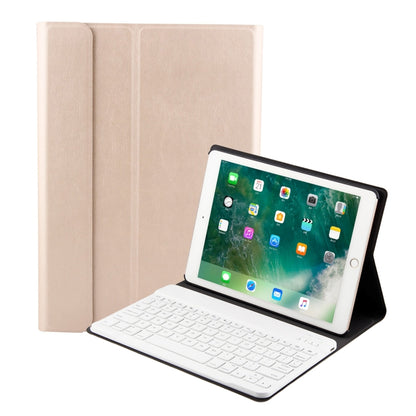 FT-1030 บลูทูธ 3.0 คีย์บอร์ด ABS Brushed Texture + เคสแท็บเล็ตหนังเนื้อผิวสำหรับ iPad Air / Air 2 / iPad Pro 9.7 นิ้วพร้อมการปรับมุมสามเกียร์ / แม่เหล็ก / ฟังก์ชั่นการนอนหลับ, FT-1030D
