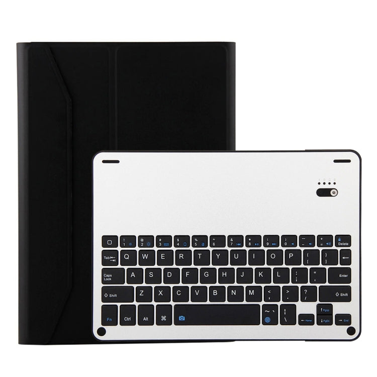 FT-1038B ที่ถอดออกได้บลูทูธ 3.0 แป้นพิมพ์อลูมิเนียมอัลลอยด์ + หนังแกะเนื้อหนังกรณีแท็บเล็ตสำหรับ iPad Air / Air 2 / iPad Pro 9.7 นิ้วพร้อมน้ำขับไล่ / การปรับมุมสามเกียร์ / แม่เหล็ก / ฟังก์ชั่นการนอนหลับ, FT-1038B