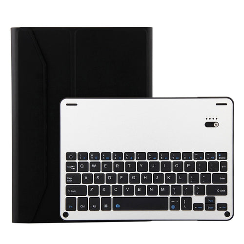FT-1038B ที่ถอดออกได้บลูทูธ 3.0 แป้นพิมพ์อลูมิเนียมอัลลอยด์ + หนังแกะเนื้อหนังกรณีแท็บเล็ตสำหรับ iPad Air / Air 2 / iPad Pro 9.7 นิ้วพร้อมน้ำขับไล่ / การปรับมุมสามเกียร์ / แม่เหล็ก / ฟังก์ชั่นการนอนหลับ, FT-1038B