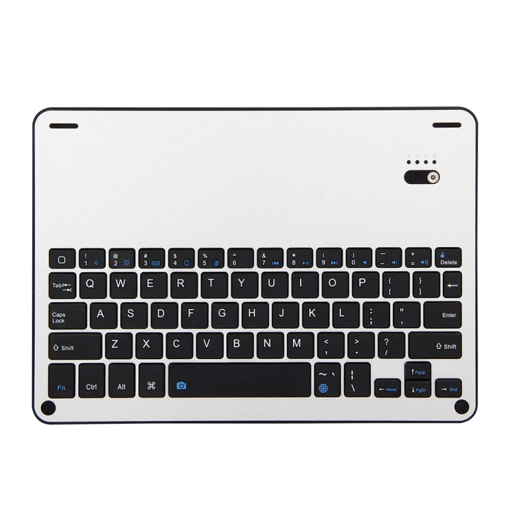 FT-1038B ที่ถอดออกได้บลูทูธ 3.0 แป้นพิมพ์อลูมิเนียมอัลลอยด์ + หนังแกะเนื้อหนังกรณีแท็บเล็ตสำหรับ iPad Air / Air 2 / iPad Pro 9.7 นิ้วพร้อมน้ำขับไล่ / การปรับมุมสามเกียร์ / แม่เหล็ก / ฟังก์ชั่นการนอนหลับ, FT-1038B
