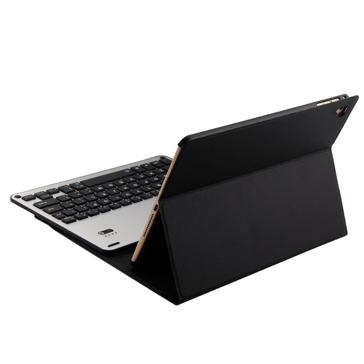 FT-1038B ที่ถอดออกได้บลูทูธ 3.0 แป้นพิมพ์อลูมิเนียมอัลลอยด์ + หนังแกะเนื้อหนังกรณีแท็บเล็ตสำหรับ iPad Air / Air 2 / iPad Pro 9.7 นิ้วพร้อมน้ำขับไล่ / การปรับมุมสามเกียร์ / แม่เหล็ก / ฟังก์ชั่นการนอนหลับ, FT-1038B