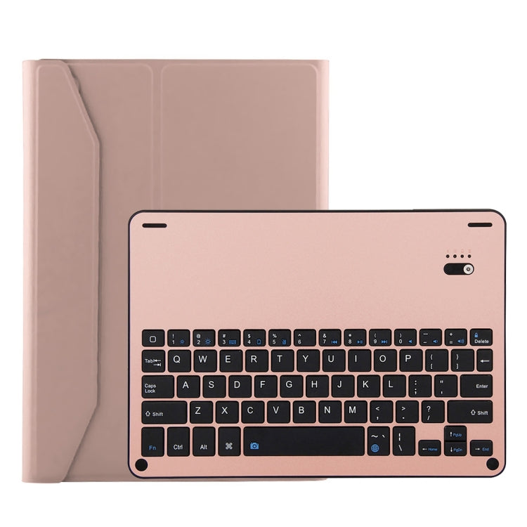 FT-1038B ที่ถอดออกได้บลูทูธ 3.0 แป้นพิมพ์อลูมิเนียมอัลลอยด์ + หนังแกะเนื้อหนังกรณีแท็บเล็ตสำหรับ iPad Air / Air 2 / iPad Pro 9.7 นิ้วพร้อมน้ำขับไล่ / การปรับมุมสามเกียร์ / แม่เหล็ก / ฟังก์ชั่นการนอนหลับ, FT-1038B