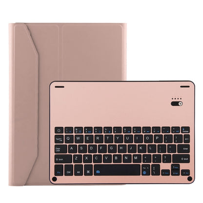 FT-1038B ที่ถอดออกได้บลูทูธ 3.0 แป้นพิมพ์อลูมิเนียมอัลลอยด์ + หนังแกะเนื้อหนังกรณีแท็บเล็ตสำหรับ iPad Air / Air 2 / iPad Pro 9.7 นิ้วพร้อมน้ำขับไล่ / การปรับมุมสามเกียร์ / แม่เหล็ก / ฟังก์ชั่นการนอนหลับ, FT-1038B