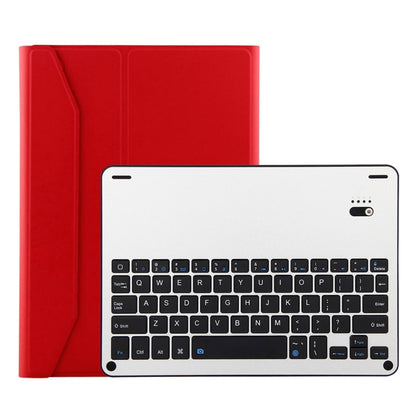 FT-1038B ที่ถอดออกได้บลูทูธ 3.0 แป้นพิมพ์อลูมิเนียมอัลลอยด์ + หนังแกะเนื้อหนังกรณีแท็บเล็ตสำหรับ iPad Air / Air 2 / iPad Pro 9.7 นิ้วพร้อมน้ำขับไล่ / การปรับมุมสามเกียร์ / แม่เหล็ก / ฟังก์ชั่นการนอนหลับ, FT-1038B