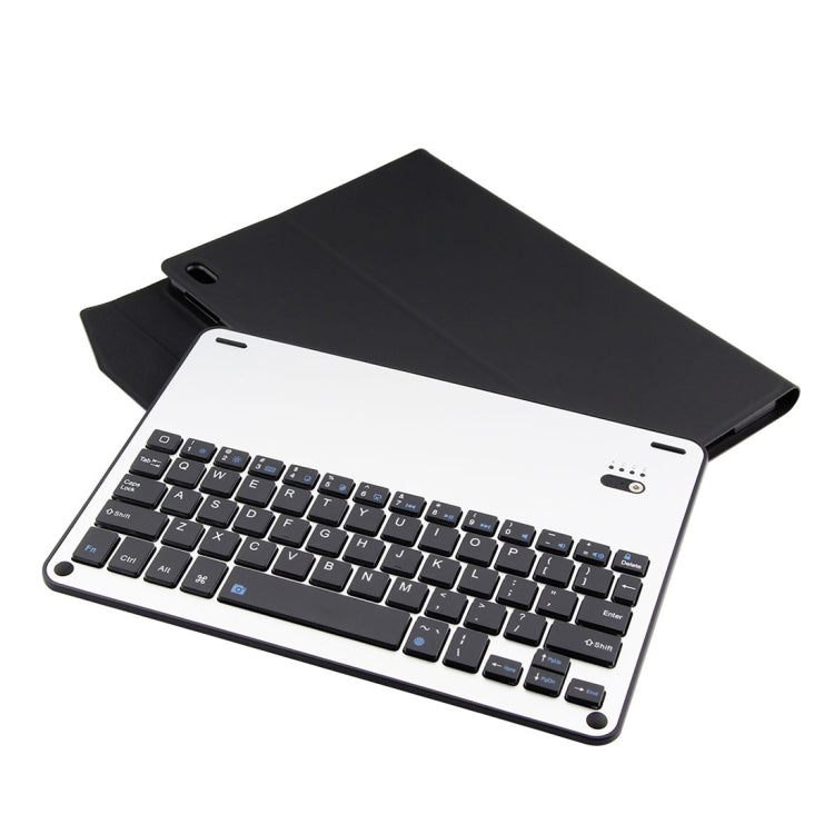 FT-1039B ที่ถอดออกได้บลูทูธ 3.0 แป้นพิมพ์อลูมิเนียมอัลลอยด์ + หนังแกะเนื้อหนังกรณีแท็บเล็ตสำหรับ iPad Pro 10.5 นิ้ว / iPad Air (2019) พร้อมน้ำขับไล่ / การปรับมุมสามเกียร์ / แม่เหล็ก / ฟังก์ชั่นการนอนหลับ, FT-1039B