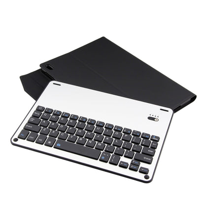FT-1039B ที่ถอดออกได้บลูทูธ 3.0 แป้นพิมพ์อลูมิเนียมอัลลอยด์ + หนังแกะเนื้อหนังกรณีแท็บเล็ตสำหรับ iPad Pro 10.5 นิ้ว / iPad Air (2019) พร้อมน้ำขับไล่ / การปรับมุมสามเกียร์ / แม่เหล็ก / ฟังก์ชั่นการนอนหลับ, FT-1039B