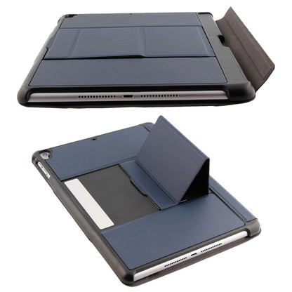T-201 บลูทูธแบบถอดได้ 3.0 คีย์บอร์ดบางเฉียบ + เคสแท็บเล็ตหนังเนื้อ Lambskin สำหรับ iPad Air / Air 2 / iPad Pro 9.7 นิ้ว รองรับการปรับหลายมุม, T-201