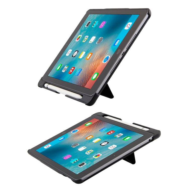 T-201 บลูทูธแบบถอดได้ 3.0 คีย์บอร์ดบางเฉียบ + เคสแท็บเล็ตหนังเนื้อ Lambskin สำหรับ iPad Air / Air 2 / iPad Pro 9.7 นิ้ว รองรับการปรับหลายมุม, T-201