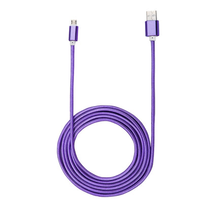หัวโลหะแบบทอยาว 2 ม. 84 คอร์ 8 พินไปยังสายข้อมูล / เครื่องชาร์จ USB 2.0